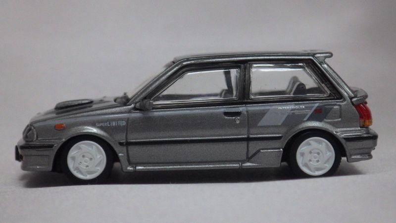 1/64 トヨタ スターレット ターボ S 銀 1988 EP71 未開封品 BM