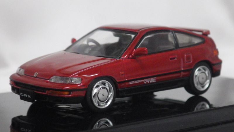 画像1: ホビージャパン ホンダ CR-X SiR(EF8) 1989 with Engine Display Model RED