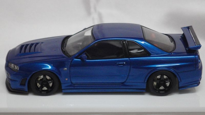 メイクアップ アイドロン 日産 スカイライン ニスモ R34 GT-R Z-Tune BAYSIDE BLUE - Tada TooL Garage