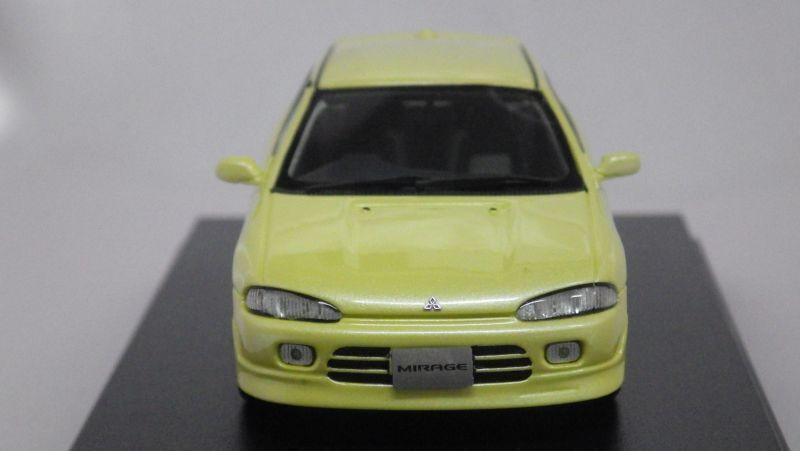 Hi-Story MITSUBISHI MIRAGE CYBORG-R(1992) シャンパーニュイエロー 