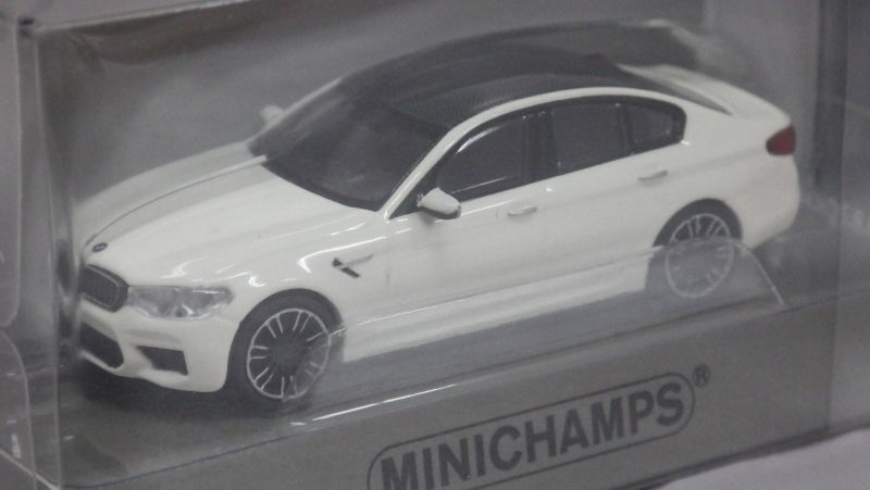 画像1: ミニチャンプス BMW M5 2018 WHITE
