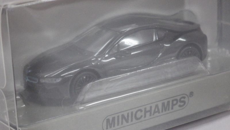 画像1: ミニチャンプス BMW i8 Coupe 2015 Gray metallic