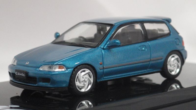 画像1: ホビージャパン ホンダ シビック(EG6) SiRII エンジンディスプレイモデル付き Tahitian Green