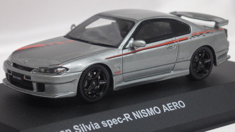 画像1: 京商 日産 シルビア S15 spec-R ニスモエアロ SILVER