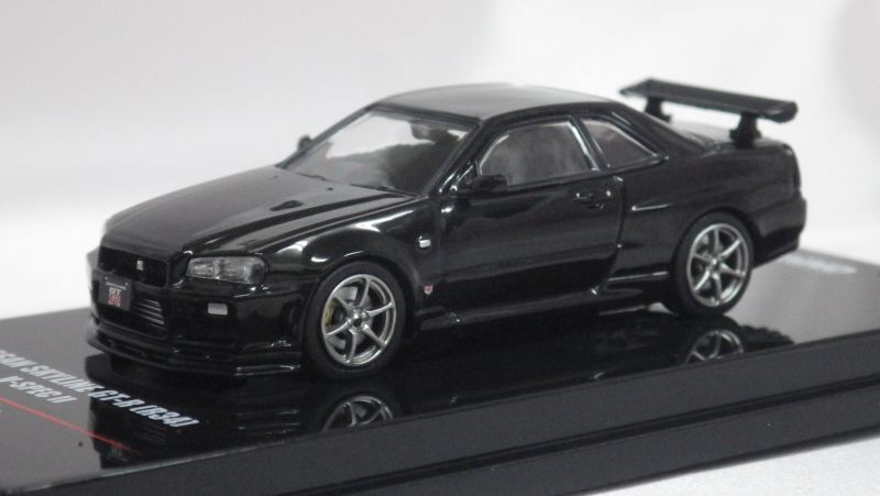 画像1: INNO MODELS NISSAN SKYLINE GT-R(R34) V-SPECII BLACK