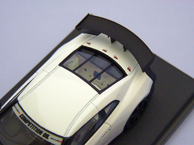 画像: HPI  NISSAN  GT-R(R35) Nismo Test car 2009 Fuji  WHITE/BLACK