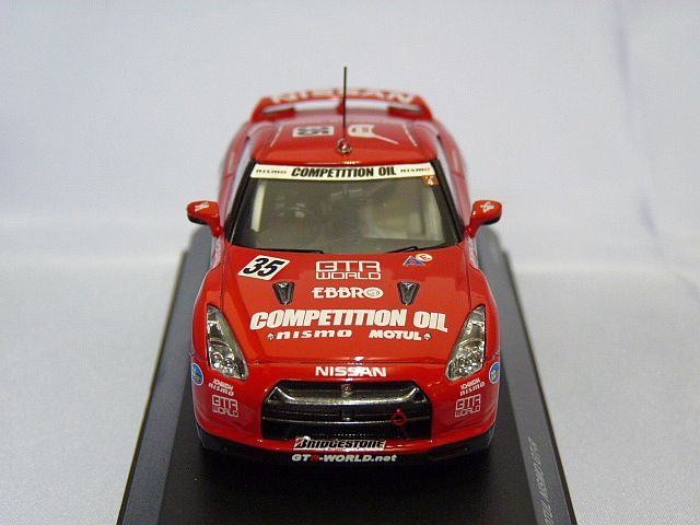 京商オリジナル 1/43 モチュール ニスモ GT-R 十勝24h 2008 #35 完成品-